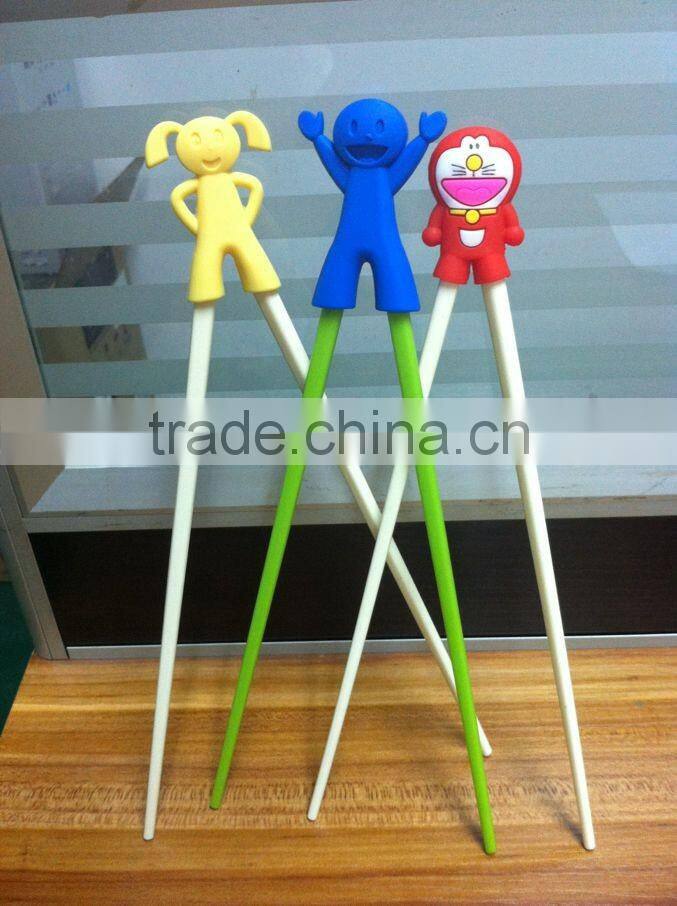 New candy color animals learning chopsticks/children training silicone chopsticks