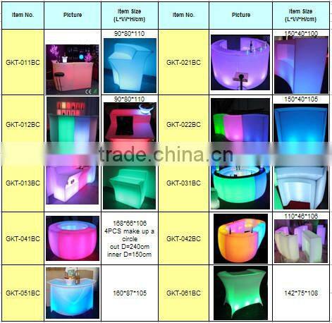 LED Lighted Service Desk GKT-021BC