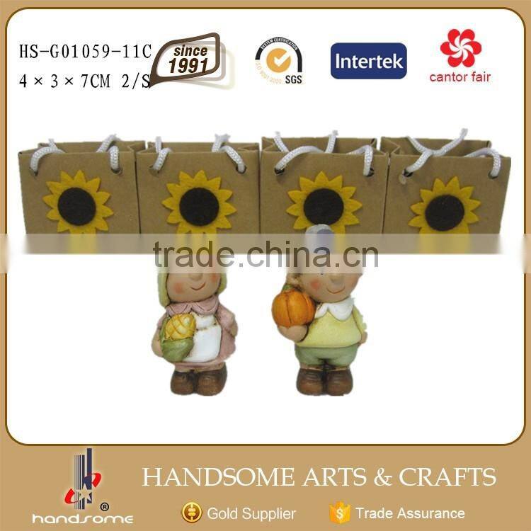 2/S Boy and Girl Garden Statue Unisex Christmas Gift