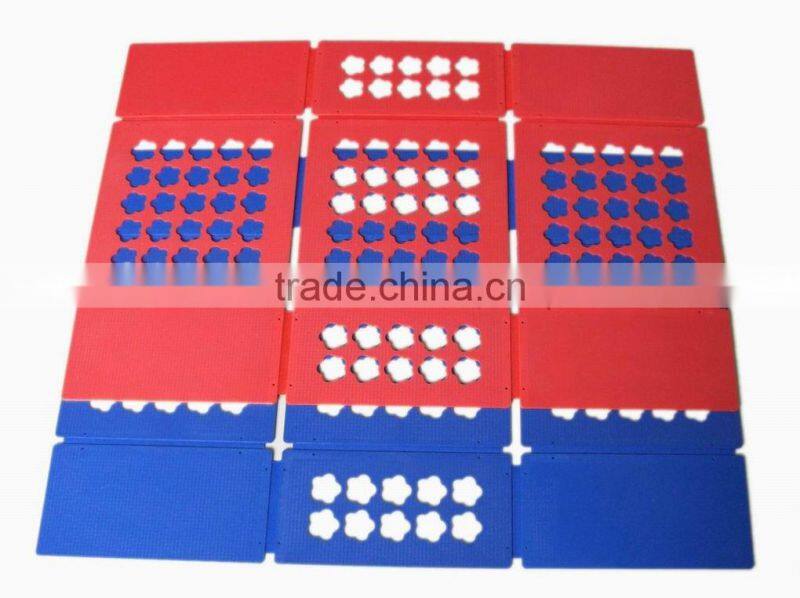 Plastic cloth folding board, PP folding board
