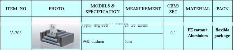 wicker furniture outdoor pet bed