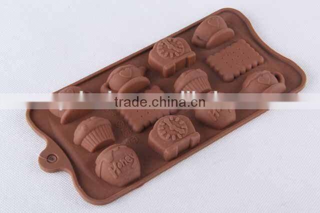 Animal design silicone cake mold /hot sale chocolate mold