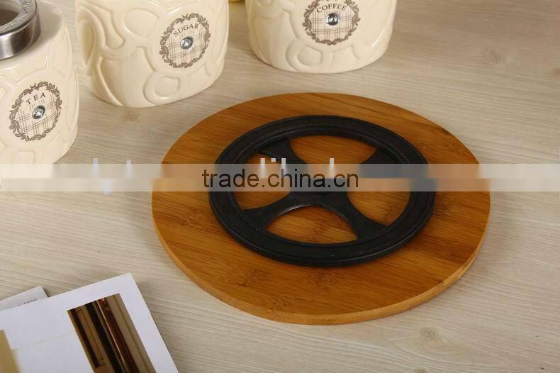 ceramic canister set with tray