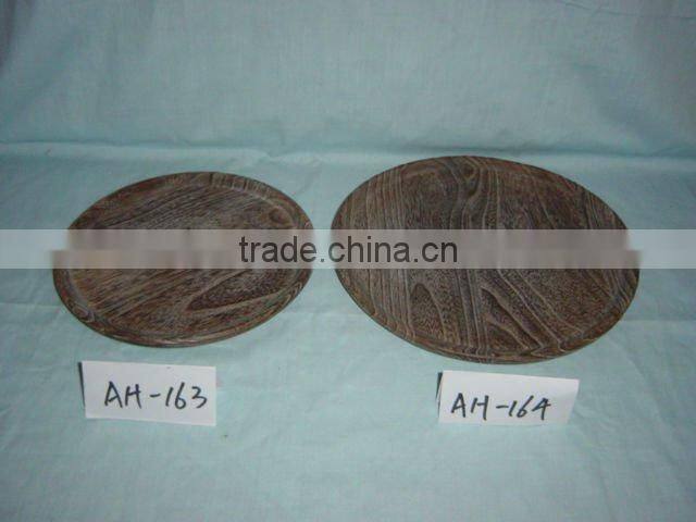 useful carbonized wooden plate,food container