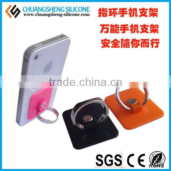Fashion square plastic Foldable red mobile phone holder