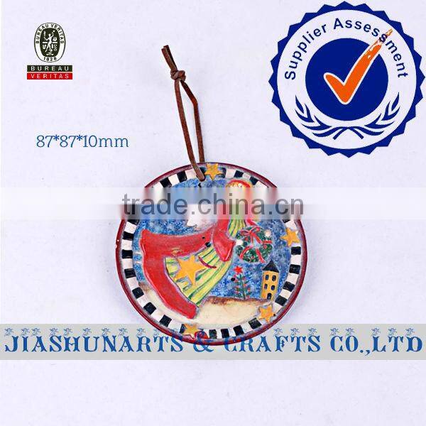 Christmas Angel Girl Ceramic Wall Deco Plates