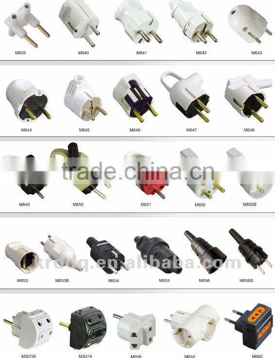 outdoor industrial rubber plug & socket M656