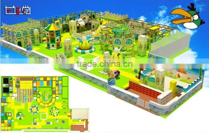 2013 newest hot sale indoor playground naughty castle LT-0064A