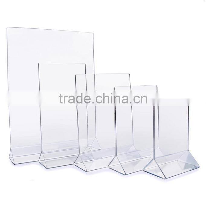 restaurant/hotel/bar acrylic table menu holder