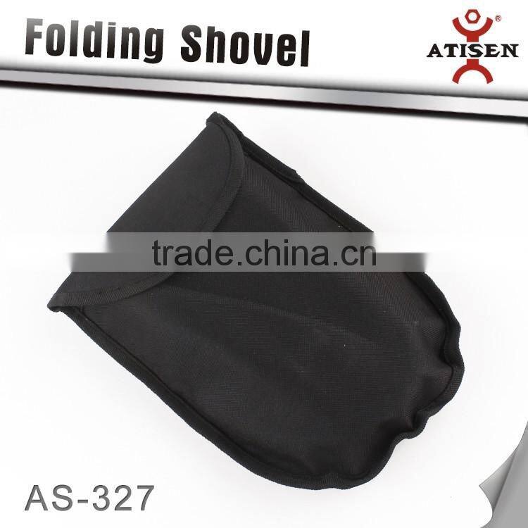 Portable Three Section Foldable Shovel Rubber handle