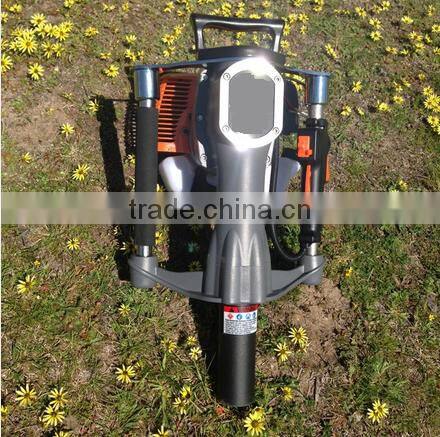 52mm Petrol Gas Powered Electric Power Mini Hand Fence Pile Piling Driving Hammer Machine Portable Honda Engine Post Driver