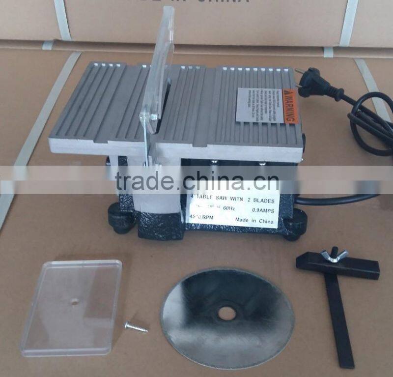 100mm 4" 90W Power Jewelry Small Bench Circular Saw Electric Hobby Mini Miter Table Saw