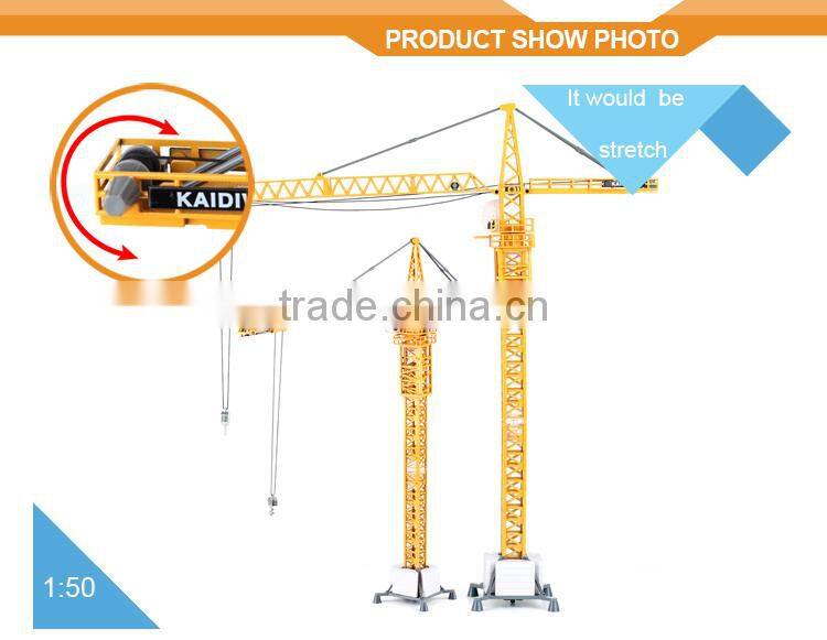 1:50 Wholesale Diecast Cars Tower Crane Toy Car Metal for Sale