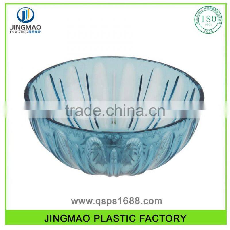 650ML Home Use Stripe Design Plastic Salad Bowl