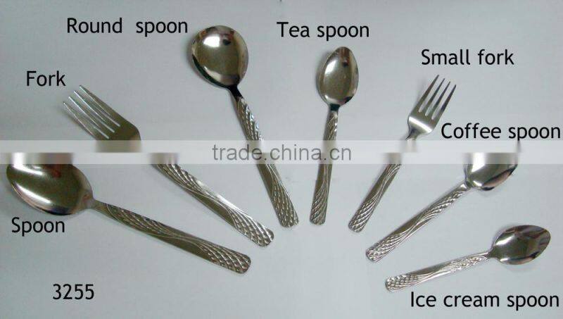 New Design Mid east popular stainless steel cutlery set