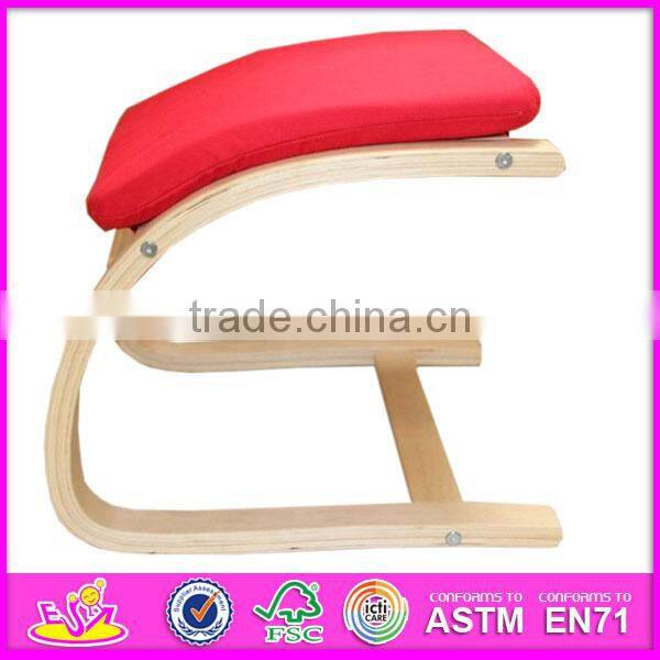 Top Quality Classic Upholstered Dining Chair for kids,Elegant wooden toy upholstered dining chairs,wooden relax chair W08F026