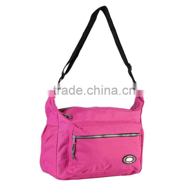 Fashion one strap sling bag for sports with polyester material