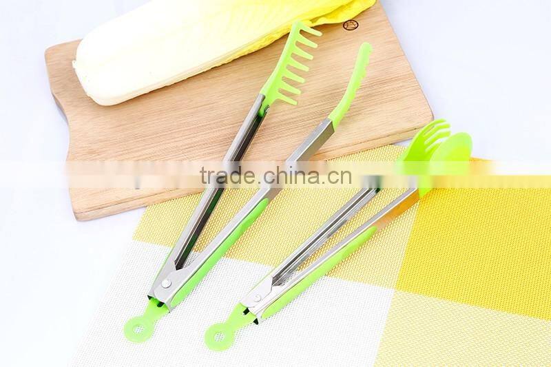 UJ28 Best selling on Amaozn 12' food kitchen silicone tongs