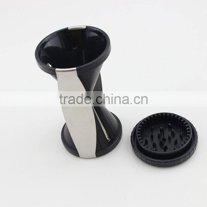 Stainless Steel Spiral Vegetable Slicer with Ceramic Peeler and Cleaning Brush Set