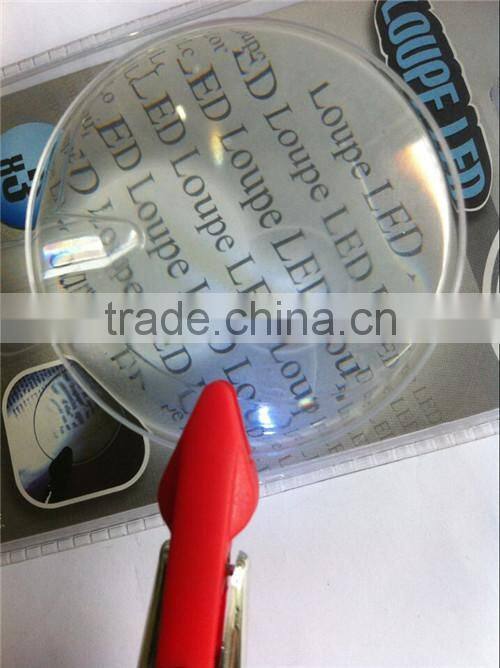 2014 new style handheld loupe with LED light