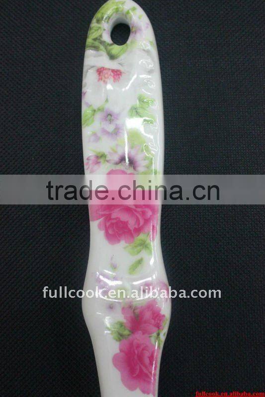 Melamine kitchen untensil series w/flower printing
