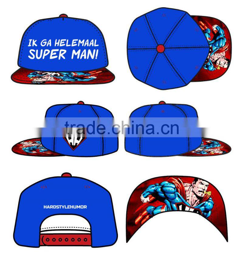 3D embroidered snapback caps