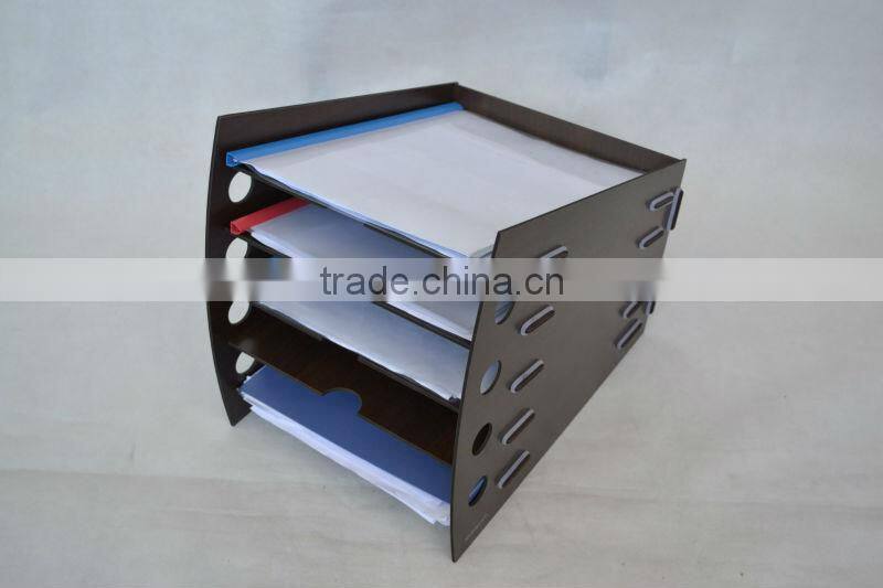 wooden office product stationery case