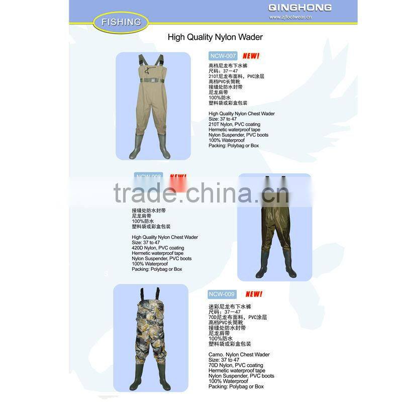 breathable waist wader fishing wader factory
