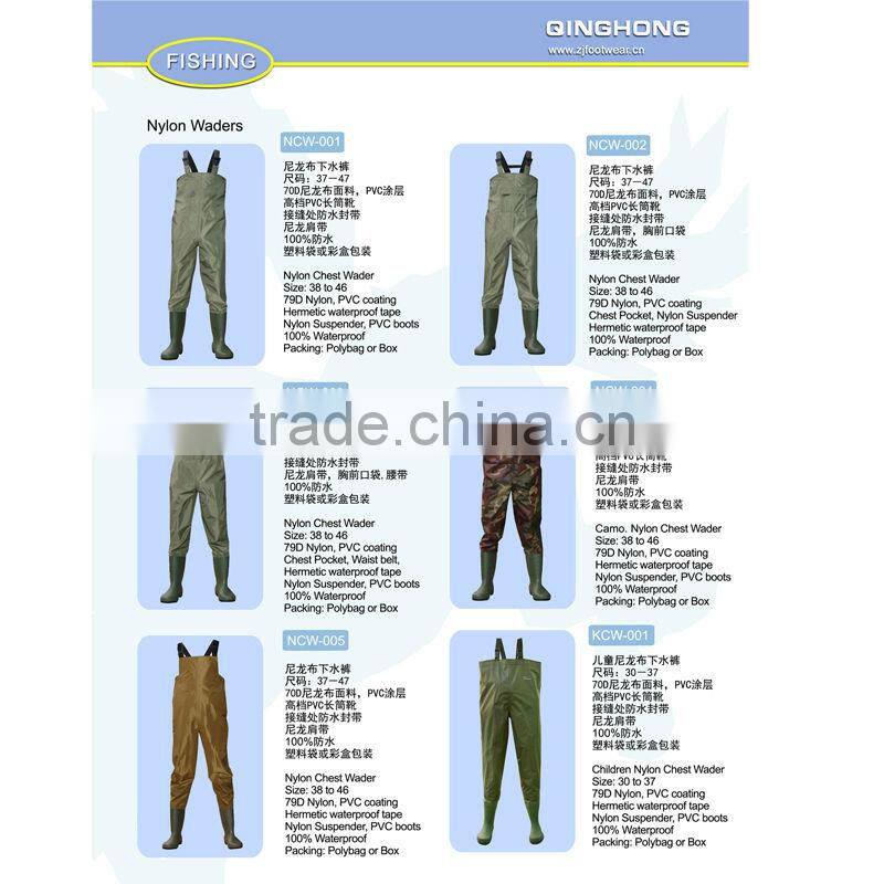 fishing waders pants with fishing boot