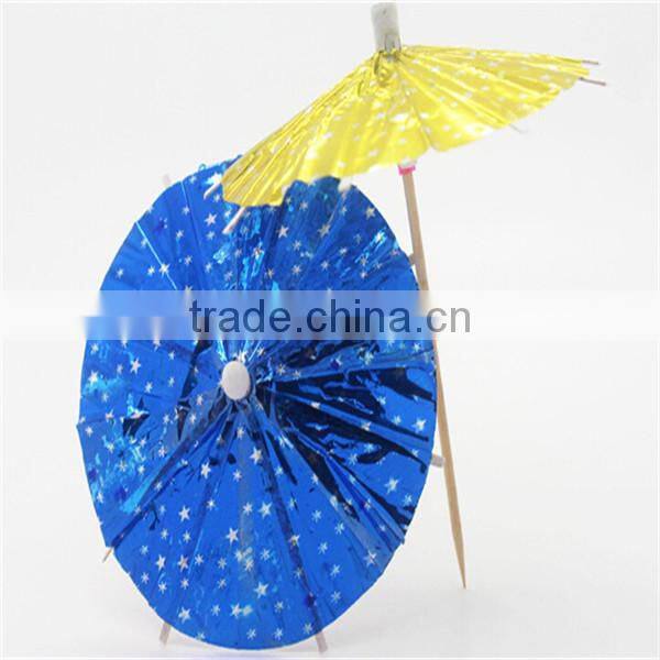 Promotional cocktail paper party decoration umbrella