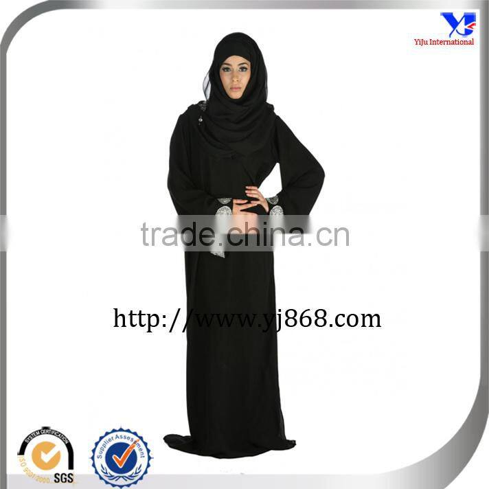 Black color beautiful Islamic style dubai abaya