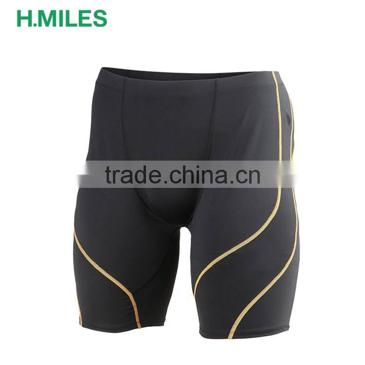 Athletic Sport Gym Tight Elastic Running Spandex Nylon Compression mens yoga shorts