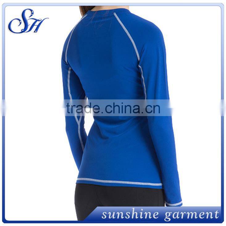 Latest design bodybuilding long sleeve t-shirts plain t-shirts