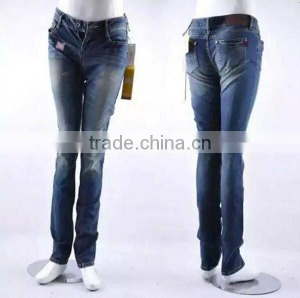 factory price washed tight jeans stock lot