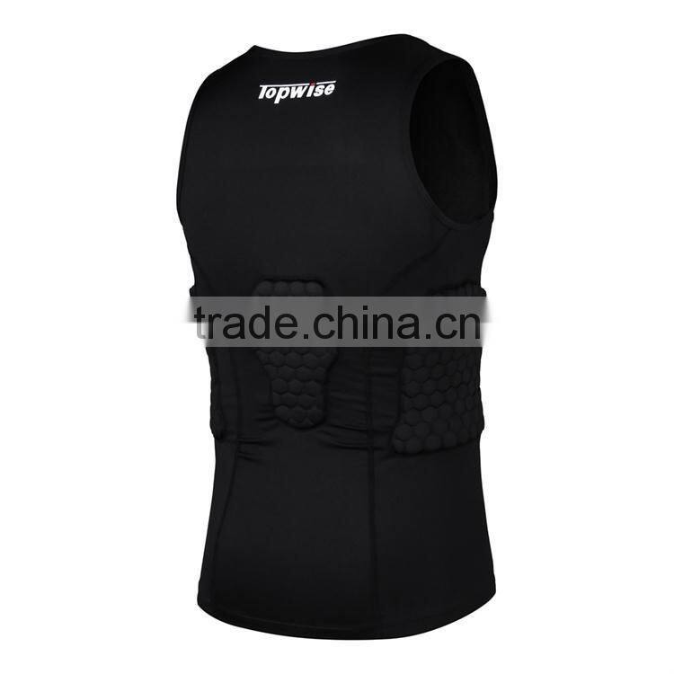 2014 custom -made padded compression wear compression shirt
