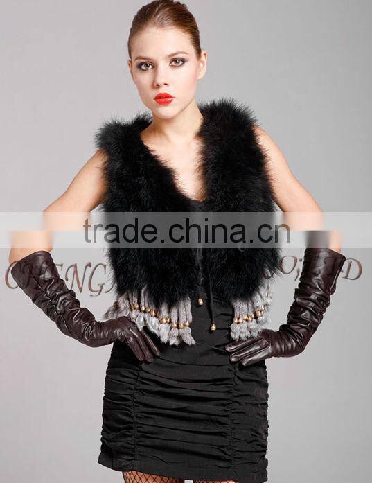 CX-G-B-79A Turkey Feather Casual Dress