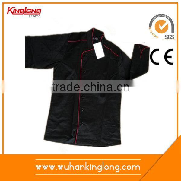 Plastic Buttons High Quality Twill Cotton Good Design Chef Coat