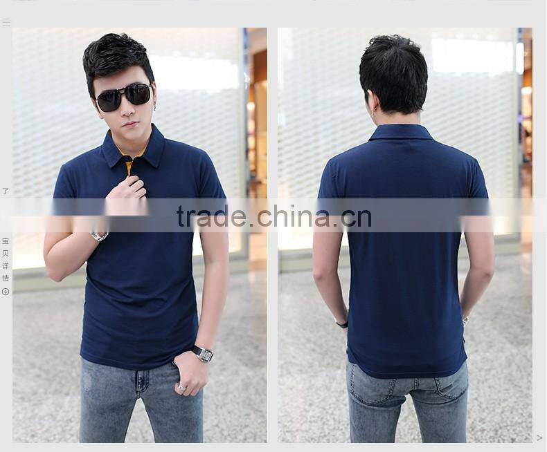 High grade quality 100 cotton custom brand polo tshirt