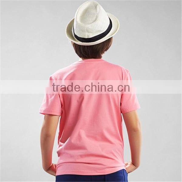 2017 fashion style 100% cotton short sleeve children T-shirt summer casual shirt for little boys