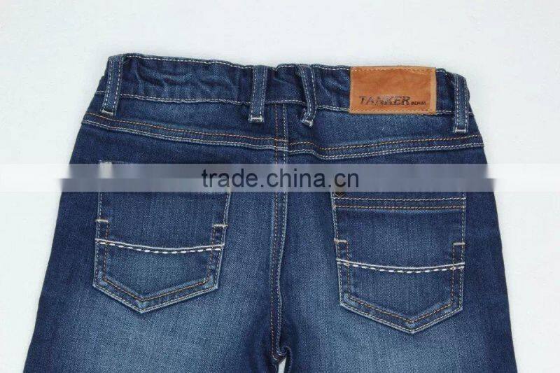 OEM/Wholesale HIGH-END100% cotton jeans boys jeans