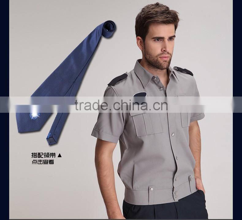 Juqian China Quality Custom Uniform Product Type and OEM Service Supply Mens Security Guards Uniform Shirts