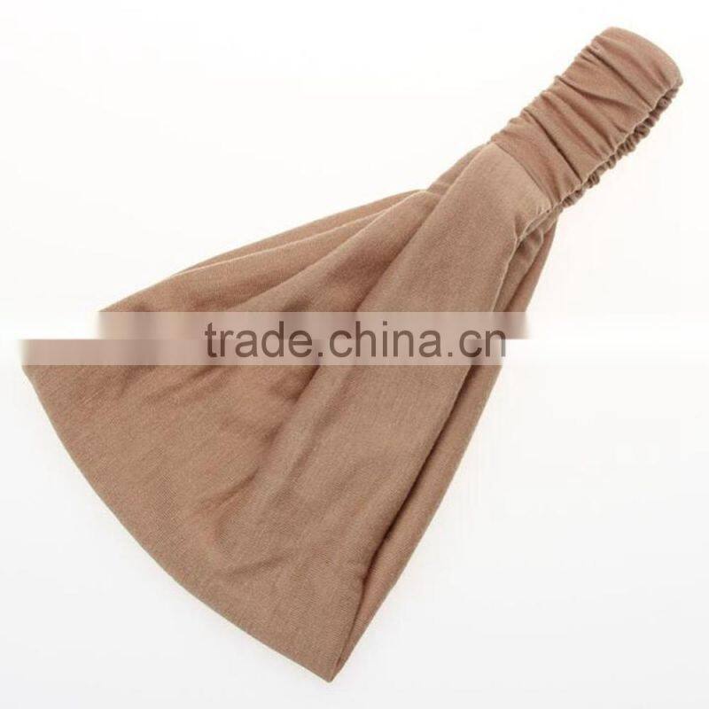 High Quality Wide Cotton Headbands ,Elastic Headband