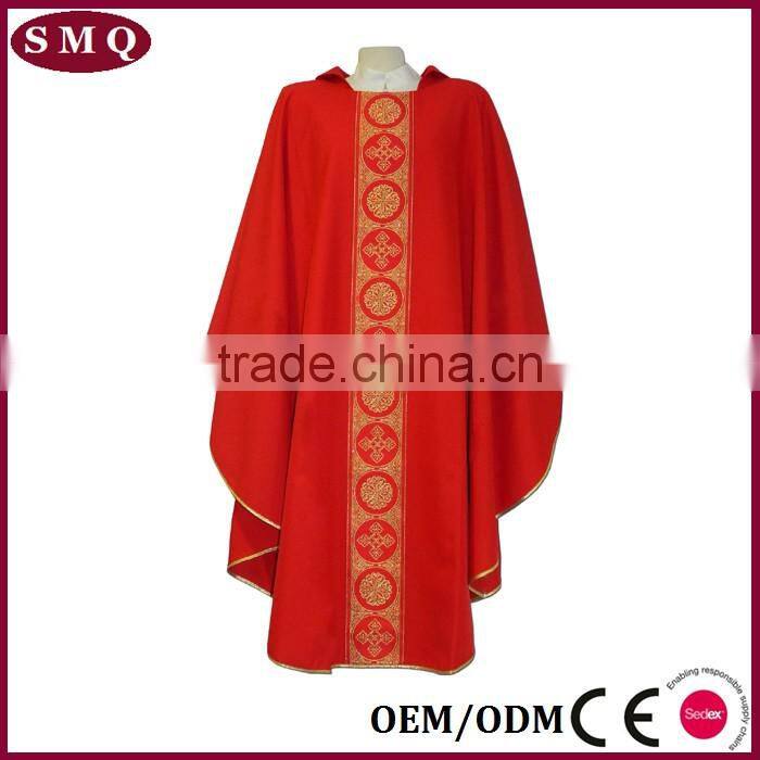 Fancy Design Churchi chasuble in catholic mass