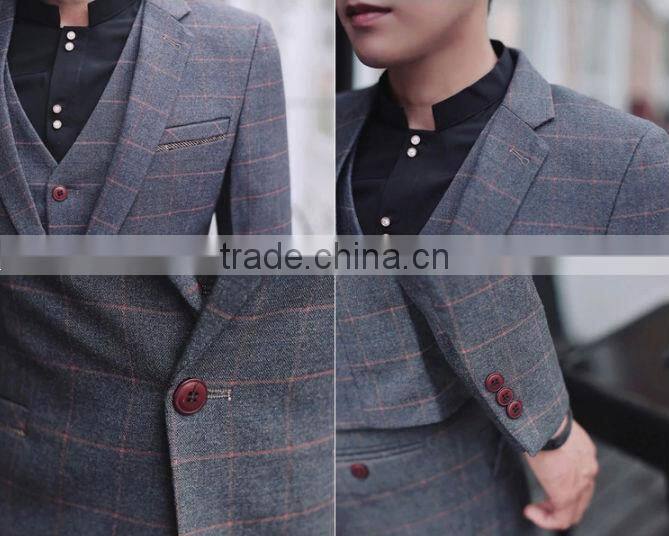 High quality and best workmanship newest style men suit from Shanghai
