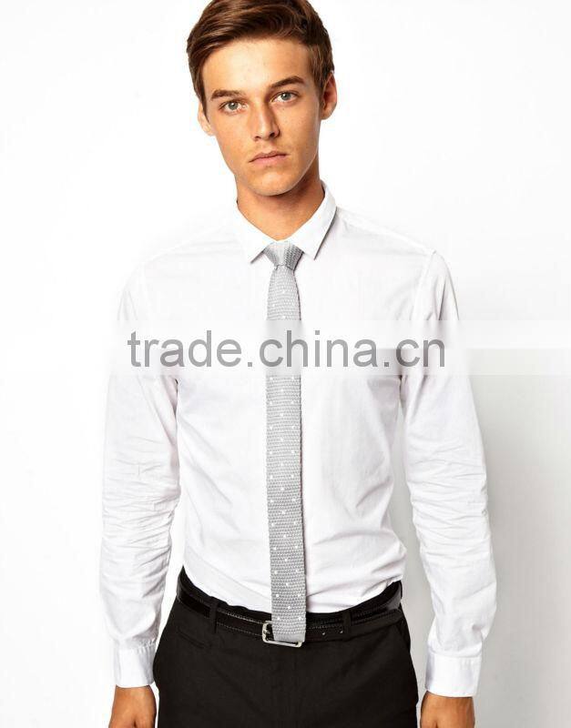 straight end knit tie