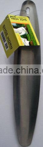 Short handle plastic decorative shoe horn