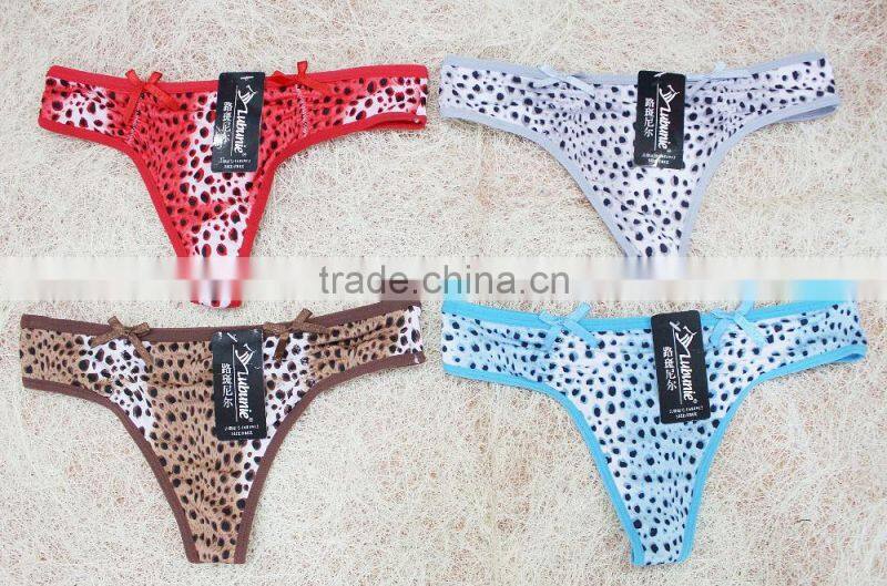 fashion new design leopard sexy g-string