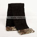 Hot Selling Lady's knitted mink fur scarf