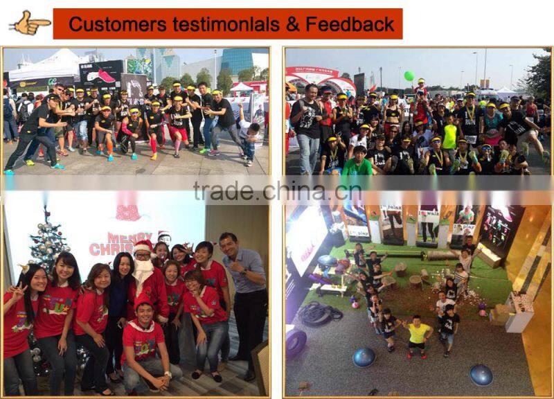 2017 Custom man black white embroidery t-shirts