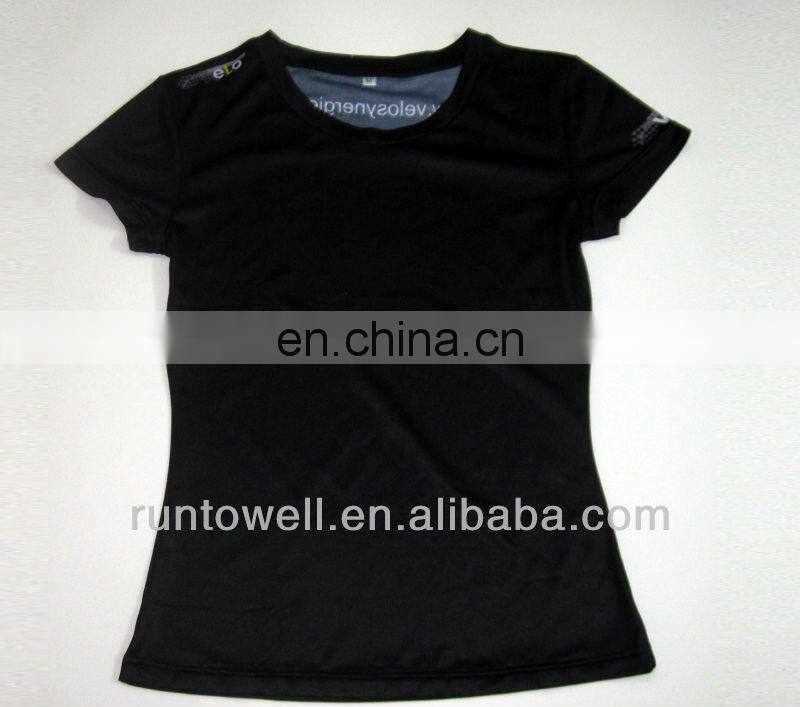 100 polyester womens running shirts / inspirational running shirts / polyester running shirt